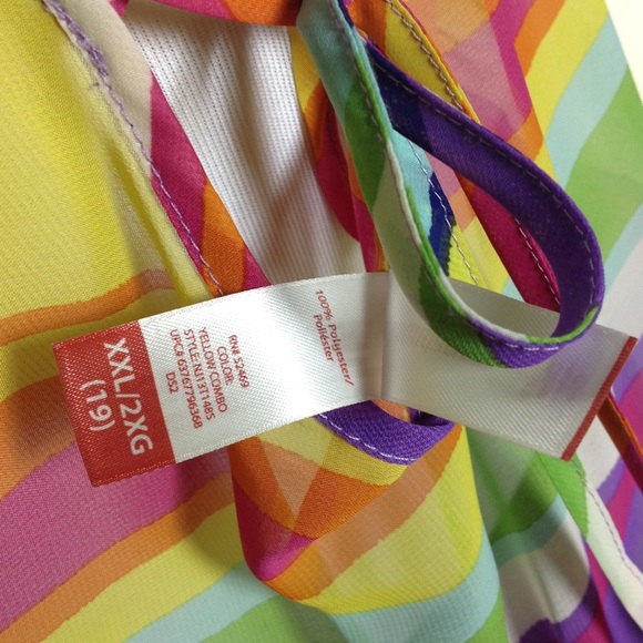 No Boundaries Rainbow Sleeveless Lace Up B… - Picture 7 of 7